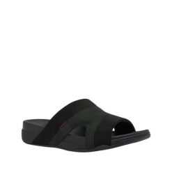 Sandały FitFlop Freeway™ III. Czarne sandały męskie FIT FLOP, bez wzorów, z neoprenu, sportowe, bez zapięcia. Za 504.00 zł.