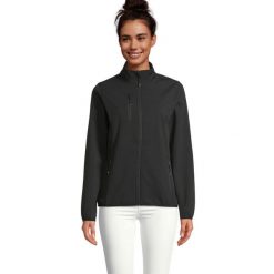 Damska Kurtka Soft Shell Falcon Zapinana Na Zamek Błyskawiczny. Czarne kurtki sportowe damskie SOL'S, l, bez wzorów, bez ramiączek, bez kaptura, trekkingowe. Za 272.99 zł.