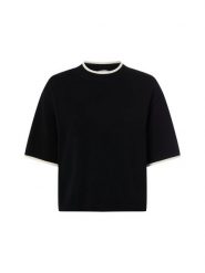 More & More Sweter z dzianiny Kobiety czarny, 38. Czarne swetry nierozpinane damskie More & More, bez wzorów, z dzianiny, bez kołnierzyka, bez ramiączek. Za 229.95 zł.