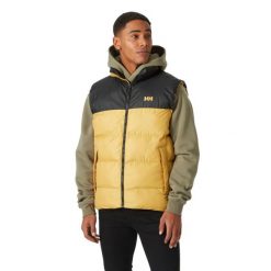 Kurtka puchowa bez rękawów Helly Hansen Active. Brązowe kurtki męskie Helly Hansen, m, bez wzorów, z puchu, bez kaptura. Za 699.00 zł.