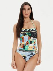 Seafolly Strój kąpielowy Atlantis 11099-127 Kolorowy. Niebieskie stroje kąpielowe damskie Seafolly, bez wzorów, z syntetyku. Za 589.99 zł.