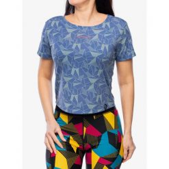Koszulka szybkoschnąca damska La Sportiva Dimension T-Shirt. Niebieskie koszulki sportowe damskie La Sportiva, bez wzorów, bez ramiączek. Za 182.99 zł.