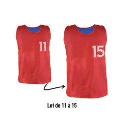 Numerowane chasuble od 11 do 15 Sporti (x5). Białe piżamy męskie SPORTI FRANCE, m, bez wzorów, z poliesteru, bez kołnierzyka, bez ramiączek. Za 198.00 zł.