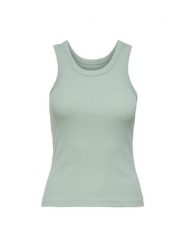 ONLY T-Shirt 31371 Zielony Comfort Fit. Zielone t-shirty damskie ONLY, s, bez wzorów, bez kołnierzyka, bez ramiączek. Za 59.99 zł.