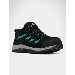 Wodoodporne buty turystyczne damskie Columbia Crestwood WP. Czarne obuwie trekkingowe damskie Columbia, bez zapięcia. Za 529.00 zł.