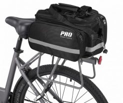 Torba rowerowa Torba bagażowa Tylna - 8 do 20 litrów. Czarne torby na ramię męskie PRO SPORT LIGHTS, z materiału, na ramię. Za 147.00 zł.