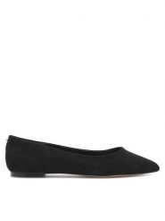 Nine West Baleriny WFA2622-1 Czarny. Czarne balerinki damskie Nine West, bez wzorów, z materiału, bez obcasa, bez zapięcia. Za 159.99 zł.