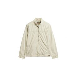 Klasyczna kurtka Superdry Harrington. Szare kurtki męskie Superdry, xl, bez wzorów, z bawełny, klasyczne, bez kaptura. Za 462.80 zł.