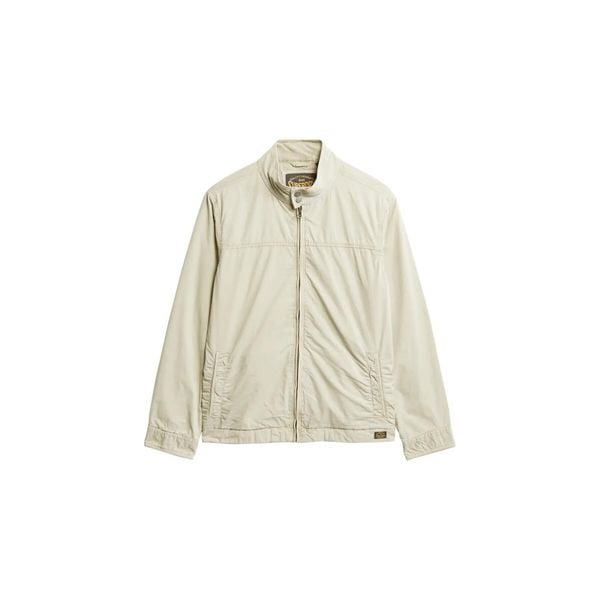 Klasyczna kurtka Superdry Harrington. Szare kurtki męskie Superdry, xl, bez wzorów, z bawełny, klasyczne, bez kaptura. Za 459.70 zł.