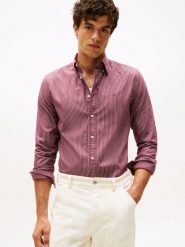 Tommy Hilfiger koszula casual Mężczyźni Regular Fit Bawełna czerwony|biały, XXL. Białe koszule męskie Tommy Hilfiger, m, bez wzorów, z bawełny, casualowe, bez kołnierzyka, bez ramiączek. Za 279.95 zł.
