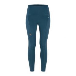 Legginsy trekkingowe damskie Fjällräven Abisko Tights. Niebieskie legginsy damskie Fjällräven, bez wzorów. Za 309.99 zł.