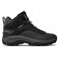 Buty Męskie Merrell Thermo Kiruna 2 Mid Wysokie Trekkingi. Czarne trekkingi męskie Merrell, bez zapięcia. Za 649.00 zł.