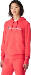 Bluza damska Champion Hooded Sweatshirt różowa 118097 PS203 L. Czerwone bluzy damskie Champion, l, bez wzorów, bez ramiączek, bez kaptura. Za 376.70 zł.