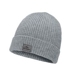 Czapka Beanie Unisex Fjord Nansen Hygge. Szare czapki damskie FJORD NANSEN, bez wzorów, z dzianiny. Za 89.99 zł.