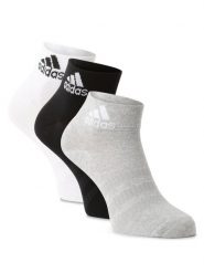 Adidas Sportswear Skarpety pakowane po 3 szt. Kobiety Bawełna czarny|biały|szary, S. Białe skarpetki damskie adidas Sportswear, bez wzorów, z bawełny. Za 49.95 zł.
