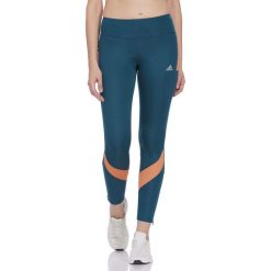 Legginsy treningowe damskie Adidas Own The Run. Czarne bielizna sportowa damska Adidas, bez wzorów, z elastanu. Za 134.00 zł.