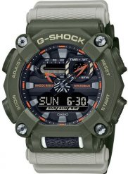 Zegarek sportowy Casio G-Shock Zegarek damski zielony 53 mm (GA-900HC-3A). Zielone zegarki damskie Casio. Za 649.99 zł.