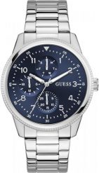 Zegarek męski Guess GW0970G1 srebrny. Szare zegarki męskie Guess, z aplikacjami, srebrne. Za 789.00 zł.