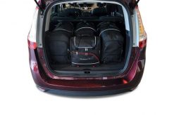 Torby Do Bagażnika Renault Grand Scenic 2009-2013 4Szt Kjust. Czarne torby podróżne damskie KJUST, bez wzorów, z kauczuku. Za 1,332.00 zł.