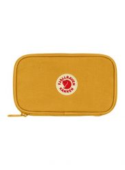 Portfel Fjallraven Kanken Travel Wallet - ochre. Żółte portfele męskie Fjällräven, bez wzorów, z bawełny. Za 263.99 zł.