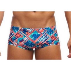 Kąpielówki Funky Trunks Tiki Tango - trunki męskie. Czerwone kąpielówki męskie Funky Trunks, m, bez wzorów. Za 139.00 zł.