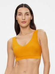 Chantelle Biustonosz top Soft Stretch C16A10 Żółty. Żółte topy damskie Chantelle, xl, bez wzorów, z syntetyku, bez kołnierzyka, bez ramiączek. Za 199.99 zł.