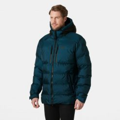 Kurtka z kapturem Helly Hansen Park. Niebieskie kurtki męskie Helly Hansen, m, bez wzorów, z puchu, z kapturem. W wyprzedaży za 986.80 zł.