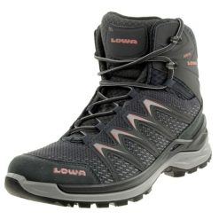 Damskie buty turystyczne Lowa. Czerwone obuwie trekkingowe damskie Lowa, z materiału, bez zapięcia. Za 955.99 zł.