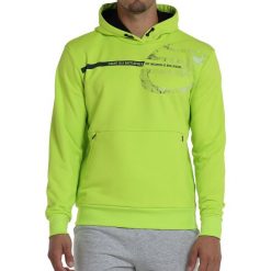 Sudadera Bullpadel Baiona. Zielone bluzy męskie bullpadel, bez wzorów, sportowe, bez ramiączek, bez kaptura. W wyprzedaży za 184.75 zł.