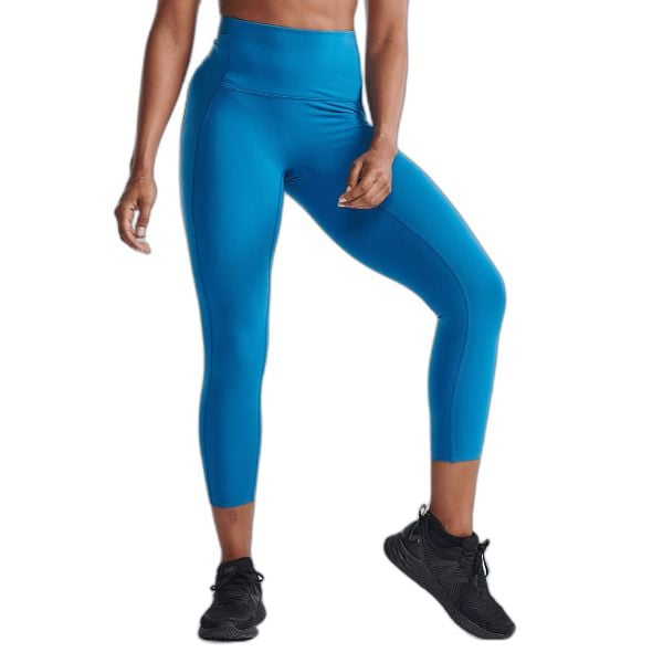 Damskie legginsy kompresyjne 7/8 z wysokim stanem 2XU Form Stash. Niebieskie legginsy damskie 2XU, bez wzorów. Za 578.00 zł.
