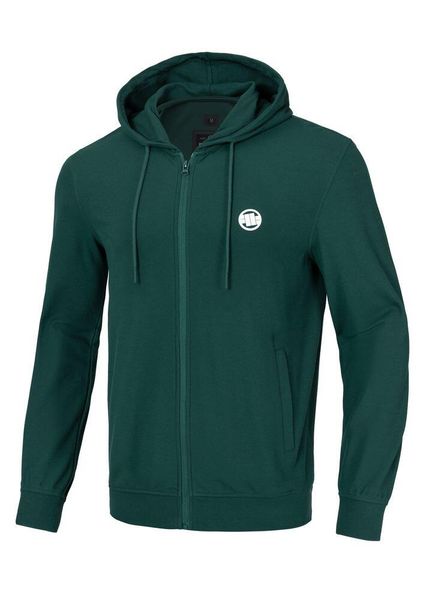 Bluza męska Pitbull rozpinana z kapturem Pique Rockey. Zielone bluzy męskie PITBULL, m, bez wzorów, z kapturem, na fitness i siłownię. Za 199.00 zł.