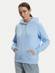 Tommy Jeans Bluza DW0DW17324 Niebieski Regular Fit. Niebieskie bluzy damskie Tommy Jeans, s, bez wzorów, z bawełny, bez ramiączek, bez kaptura. Za 369.99 zł.