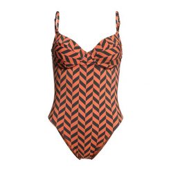Strój kąpielowy jednoczęściowy Billabong Cross Step One Piece. Brązowe stroje kąpielowe damskie Billabong, xl, bez wzorów. Za 199.99 zł.