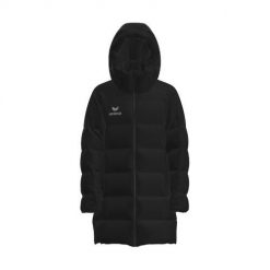 Długa kurtka puchowa Erima. Czarne kurtki męskie Erima, m, bez wzorów, z puchu, bez kaptura. W wyprzedaży za 338.50 zł.