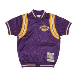 Koszulka NBA Los Angeles Lakers Authentic Jerry West 1969/70. Fioletowe bluzki damskie Mitchell & Ness, bez wzorów, z poliesteru, sportowe, bez kołnierzyka, bez ramiączek. Za 1,154.50 zł.