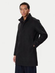 Jack & Jones Płaszcz przejściowy Keith 12303386 Czarny Regular Fit. Czarne płaszcze męskie Jack & Jones, m, bez wzorów, z syntetyku, bez kołnierzyka, bez kaptura. Za 699.99 zł.