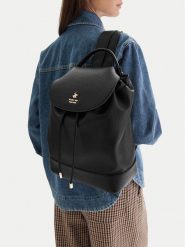 Beverly Hills Polo Club Plecak CEO-BHPC-C-017-09 Czarny. Czarne plecaki damskie Beverly Hills Polo Club, bez wzorów, z materiału. Za 229.99 zł.