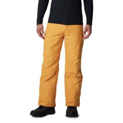 Spodnie narciarskie męskie Columbia Bugaboo IV. Żółte spodnie sportowe męskie Columbia, m, bez wzorów, narciarskie. Za 299.99 zł.