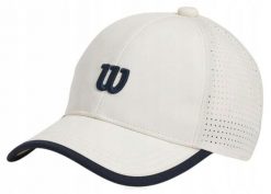 Czapka tenisowa Wilson Structured Classic. Białe czapki damskie Wilson, z aplikacjami, z materiału, eleganckie. Za 149.00 zł.
