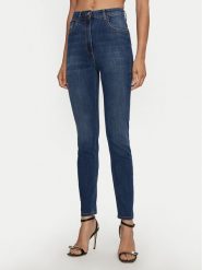 Elisabetta Franchi Jeansy PJ-68S-46E2-V320 Granatowy Skinny Fit. Niebieskie jeansy damskie Elisabetta Franchi, bez wzorów, z bawełny. Za 1,199.00 zł.