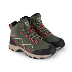 Damskie buty trekkingowe Regatta Vendeavour. Zielone obuwie trekkingowe damskie Regatta, bez zapięcia. Za 308.25 zł.