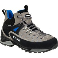 Buty trekkingowe damskie Alpinus The Ridge Mid Pro W Vibram. Niebieskie obuwie trekkingowe damskie Alpinus, bez zapięcia. Za 699.00 zł.