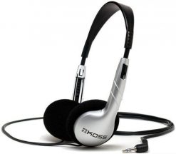 Koss KPH5, Wired, Music, 80 - 18000 Hz, Headphones, Silver. Szare słuchawki nauszne Koss. Za 40.93 zł.