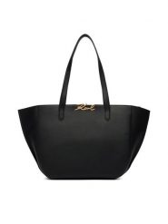 KARL LAGERFELD Torebka B3W30019 Czarny. Czarne shopperki damskie KARL LAGERFELD, bez wzorów, ze skóry, bez dodatków. Za 1,749.00 zł.