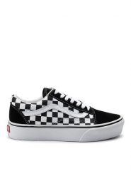 Vans Tenisówki Old Skool Platfor VN0A3B3UHRK1 Czarny. Czarne trampki i tenisówki damskie Vans, bez wzorów, z materiału, bez zapięcia. Za 219.99 zł.