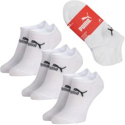 Skarpetki stopki dla dorosłych Puma sneaker. Białe skarpetki damskie Puma, bez wzorów. Za 64.35 zł.