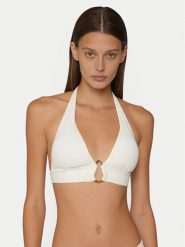 Guess Góra od bikini E6GJ14 KF590 Biały. Białe stroje kąpielowe damskie Guess, l, z aplikacjami, z syntetyku. Za 329.99 zł.