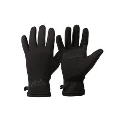 Rękawice turystyczne jesienno zimowe Tracker Outback. Czarne rękawiczki damskie HELIKON-TEX, bez wzorów, z tkaniny. Za 103.99 zł.