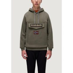Bluza Mężczyzna NAPAPIJRI BURGEE WINT 4. Zielone bluzy męskie Napapijri, m, bez wzorów, bez ramiączek, bez kaptura. W wyprzedaży za 384.75 zł.
