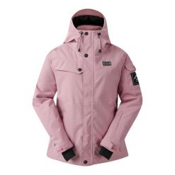 Damska Kurtka Narciarska. Czerwone kurtki sportowe damskie Dare 2B, na zimę, bez wzorów, bez ramiączek, bez kaptura, narciarskie. Za 499.99 zł.